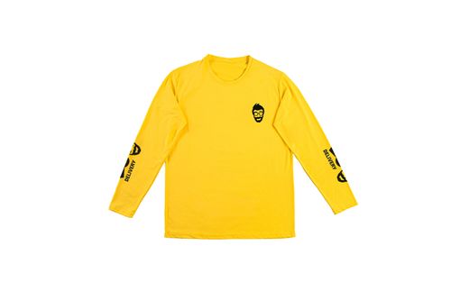 Camiseta com Proteção UV manga longa Amarela