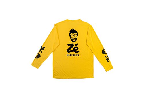 Camiseta com Proteção UV manga longa Amarela